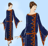 Ladies Home Journal 3460: 1920s Uncut Plus Size Dress 40B Vintage Sewing Pattern