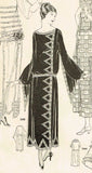 Ladies Home Journal 3460: 1920s Uncut Plus Size Dress 40B Vintage Sewing Pattern
