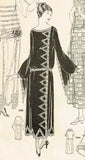 Ladies Home Journal 3460: 1920s Uncut Plus Size Dress 38B Vintage Sewing Pattern