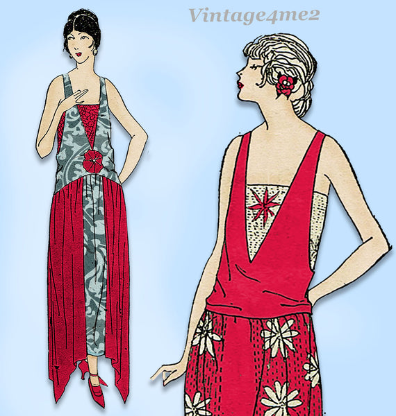 Ladies Home Journal 3474: 1920s Uncut Evening Gown 36 B Vintage Sewing –  Vintage4me2