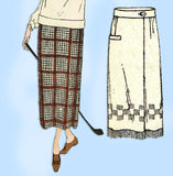Ladies Home Journal 3481: 1920s Uncut Misses Skirt Sz 28W Vintage Sewing Pattern