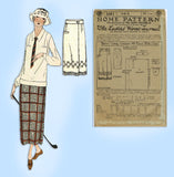 Ladies Home Journal 3481: 1920s Uncut Misses Skirt Sz 27W Vintage Sewing Pattern