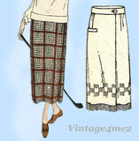 Ladies Home Journal 3481: 1920s Uncut Misses Skirt Sz 28W Vintage Sewing Pattern