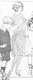 Ladies Home Journal 3488: 1920s Uncut Girls Dress Size 6 Vintage Sewing Pattern