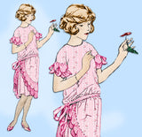 Ladies Home Journal 3488: 1920s Uncut Girls Dress Size 6 Vintage Sewing Pattern