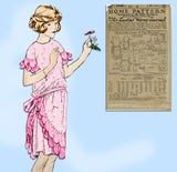 Ladies Home Journal 3488: 1920s Uncut Girls Dress Size 6 Vintage Sewing Pattern