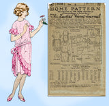 Ladies Home Journal 3488: 1920s Uncut Girls Dress Size 6 Vintage Sewing Pattern
