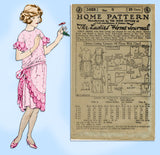 Ladies Home Journal 3488: 1920s Uncut Girls Dress Size 8 Vintage Sewing Pattern