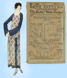 Ladies Home Journal 3489: 1920s Uncut Misses Skirt Sz 27W Vintage Sewing Pattern