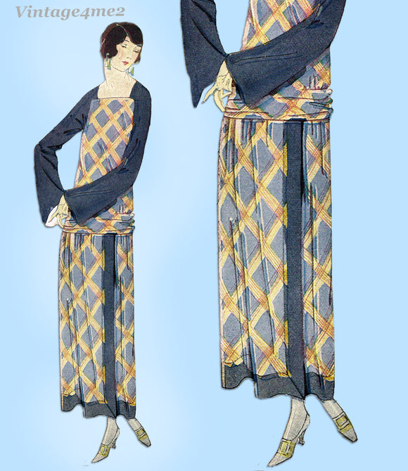 Ladies Home Journal 3489: 1920s Uncut Misses Skirt Sz 27W Vintage Sewing Pattern