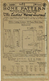 Ladies Home Journal 3489: 1920s Uncut Misses Skirt Sz 28W Vintage Sewing Pattern