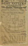 Ladies Home Journal 3493: 1920s Cute Baby Girls Dress Sz2 Vintage Sewing Pattern