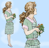 Ladies Home Journal 3495: 1920s Uncut Girls Dress Sz 14 Vintage Sewing Pattern