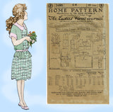 Ladies Home Journal 3495: 1920s Uncut Girls Dress Sz 14 Vintage Sewing Pattern