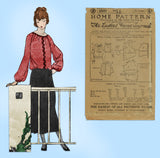 Ladies Home Journal 3503: 1920s Uncut Misses Blouse 36 B Vintage Sewing Pattern
