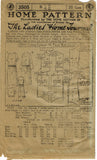 Ladies Home Journal 3505: 1920s Uncut Dinner Dress Sz 42B Vintage Sewing Pattern