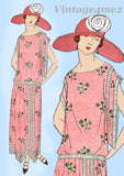 Ladies Home Journal 3508: 1920s Uncut Day Dress Size 40 B Vintage Sewing Pattern