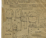 Ladies Home Journal 3508: 1920s Uncut Day Dress Size 40 B Vintage Sewing Pattern