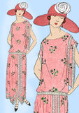 Ladies Home Journal 3508: 1920s Uncut Day Dress Size 40 B Vintage Sewing Pattern