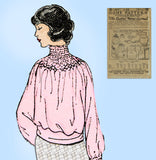 Ladies Home Journal 3514: 1920s Uncut Peasant Blouse 36 B Vintage Sewing Pattern