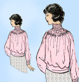 Ladies Home Journal 3514: 1920s Uncut Peasant Blouse 36 B Vintage Sewing Pattern