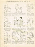 Ladies Home Journal 3514: 1920s Uncut Peasant Blouse 36 B Vintage Sewing Pattern