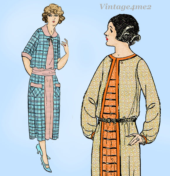 Ladies Home Journal 3515: 1920s Uncut Misses Dress Sz 40B Vintage Sewing Pattern