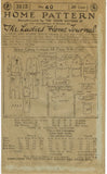 Ladies Home Journal 3515: 1920s Uncut Misses Dress Sz 40B Vintage Sewing Pattern