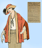 Ladies Home Journal 3516: 1920s Uncut Misses Cape Sz LRG Vintage Sewing Pattern