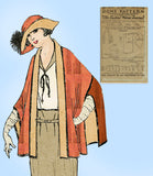Ladies Home Journal 3516: 1920s Uncut Misses Cape Size SM Vintage Sewing Pattern