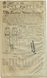Ladies Home Journal 3527: 1920s Uncut Day Dress Size 36 B Vintage Sewing Pattern