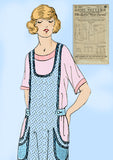 Ladies Home Journal 3551: 1920s Uncut Misses Apron Sz 36B Vintage Sewing Pattern