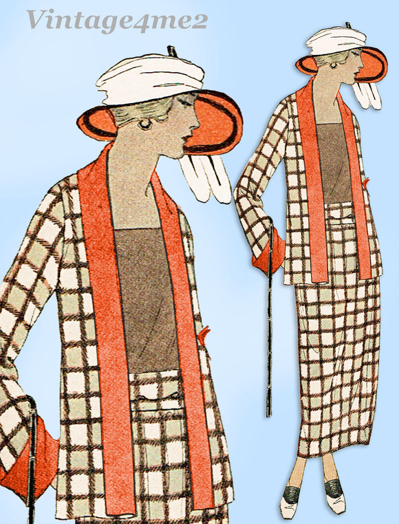 Ladies Home Journal 3574: 1920s Uncut Misses Jacket 36B Vintage Sewing Pattern