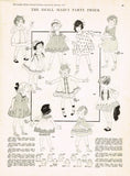Ladies Home Journal 3591: 1920s Cute Baby Girls Dress Sz2 Vintage Sewing Pattern