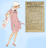 Ladies Home Journal 3599: 1920s Uncut Girls Bathingsuit Sz 6 VTG Sewing Pattern