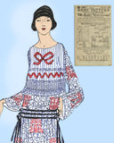 Ladies Home Journal 3601: 1920s Uncut Misses Dress 34 B Vintage Sewing Pattern