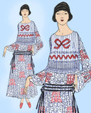 Ladies Home Journal 3601: 1920s Uncut Misses Dress 34 B Vintage Sewing Pattern