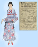 Ladies Home Journal 3601: 1920s Uncut Misses Dress 34 B Vintage Sewing Pattern