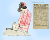 Ladies Home Journal 3608: 1920s Uncut Misses Blouse 40 B Vintage Sewing Pattern