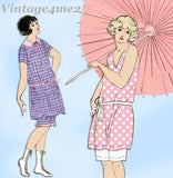 Ladies Home Journal 3611: 1920s Uncut Bathing Suit Sz 40B Vintage Sewing Pattern