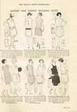 Ladies Home Journal 3611: 1920s Uncut Bathing Suit Sz 40B Vintage Sewing Pattern