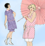 Ladies Home Journal 3611: 1920s Uncut Bathing Suit Sz 40B Vintage Sewing Pattern