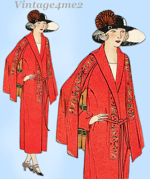 Ladies Home Journal 3620: 1920s Uncut Misses Coat Sz 36B Vintage Sewing Pattern