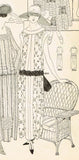 Ladies Home Journal 3644: 1920s Uncut Day Dress Size 34 B Vintage Sewing Pattern
