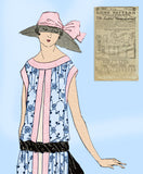 Ladies Home Journal 3644: 1920s Uncut Day Dress Size 34 B Vintage Sewing Pattern