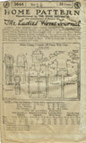 Ladies Home Journal 3644: 1920s Uncut Day Dress Size 34 B Vintage Sewing Pattern