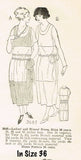 Ladies Home Journal 3645: 1920s Uncut Misses Dress Vintage Sewing Pattern Catalog Page from 1924