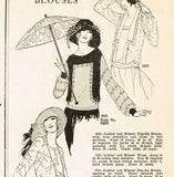 Ladies Home Journal 3653: 1920s Uncut Misses Blouse 42B Vintage Sewing Pattern