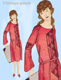 Ladies Home Journal 3668: 1920s Uncut Girls Dress Size 14 Vintage Sewing Pattern