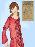 Ladies Home Journal 3668: 1920s Uncut Girls Dress Size 12 Vintage Sewing Pattern